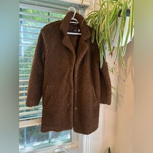 Only Brown Teddy Jacket for Fall